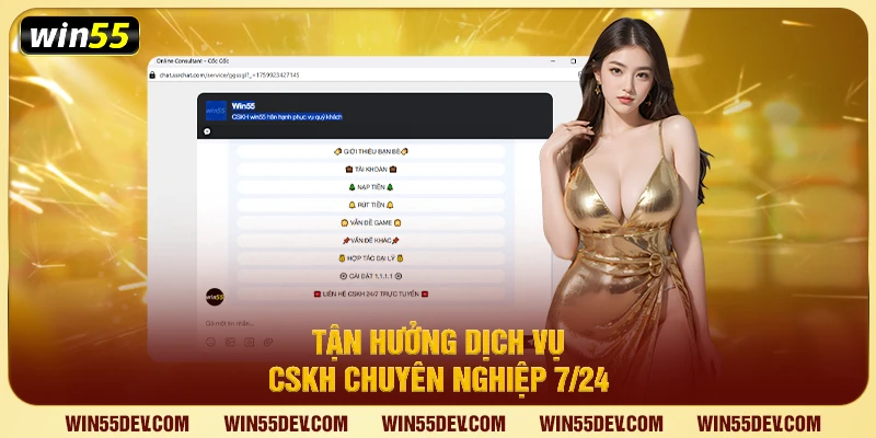 Tận hưởng dịch vụ CSKH chuyên nghiệp 24/7
