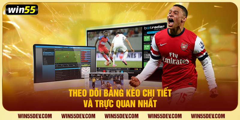 Theo dõi bảng kèo chi tiết và trực quan nhất