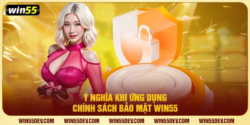 Ý nghĩa khi ứng dụng chính sách bảo mật Win55
